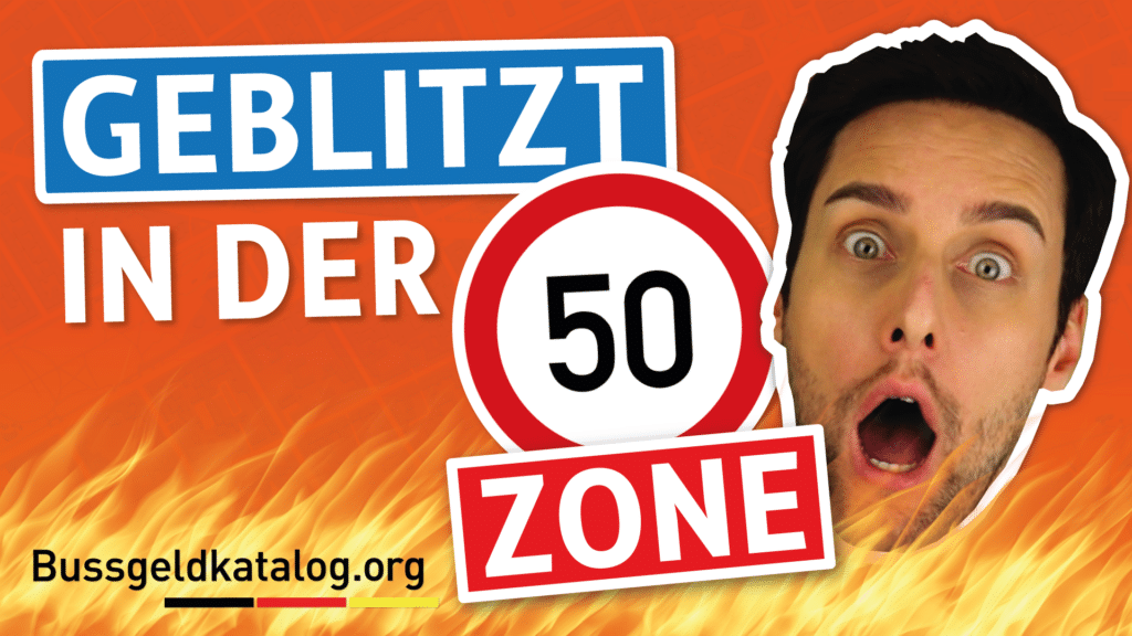 Was droht, wenn Sie in einer 50er Zone geblitzt werden?