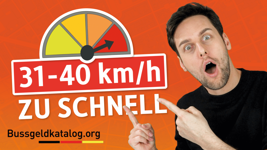 Mehr als 31 km/h zu schnell unterwegs? Erfahren Sie hier, was Ihnen jetzt droht?