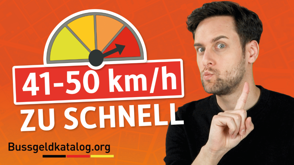 Was droht, wenn Sie in mit 41 km/h zu viel geblitzt werden?